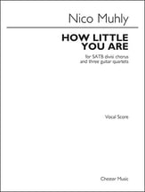 How Little You Are SATB Vocal Score cover